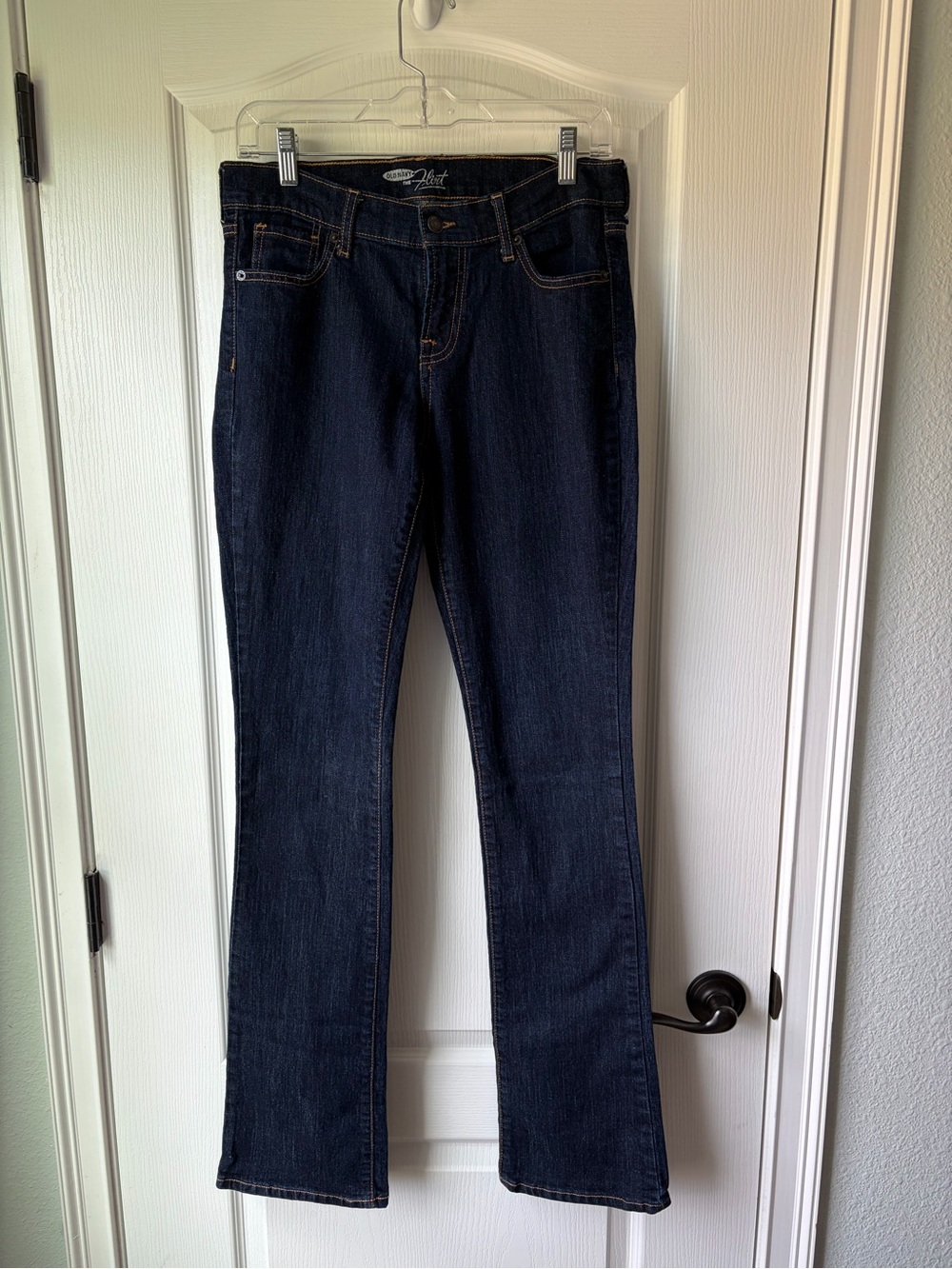 Old Navy Women’s Low Rise Boot Cut Flirt Size 6 Tall Dark Blue Jeans OLD1